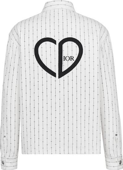 dior cd heart shirt|'CD Heart' Shirt White Cotton Poplin .